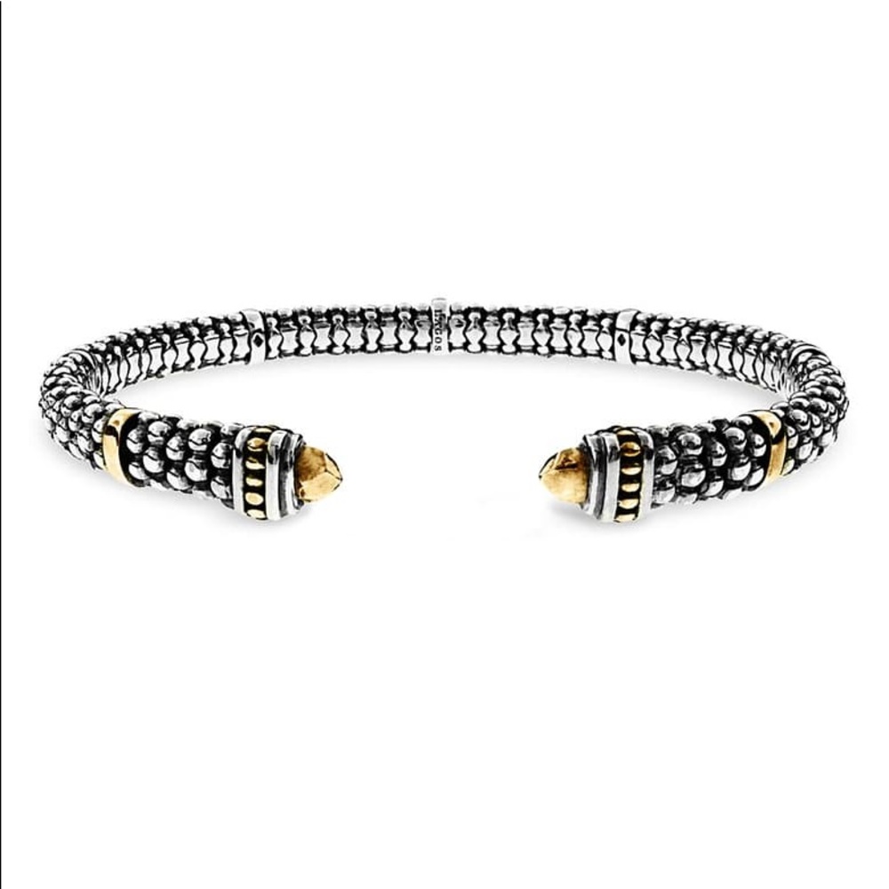 Caviar Cuff Bangle Bracelet